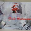 Weihnachtskarte Kugel weiß mit Motiv – Bild 3