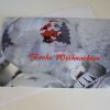 Weihnachtskarte Kugel weiß mit Motiv – Bild 2