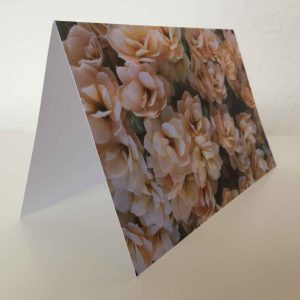 Grußkarte Blumen Retro