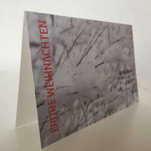 Weihnachtskarte Schneemotiv II