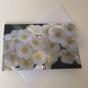 Grußkarte Blumen weiß (glänzend) – Bild 2