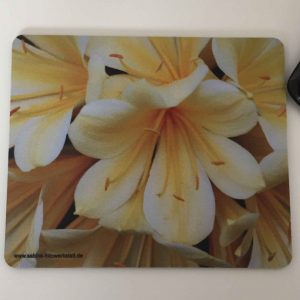 Mousepad Motiv Blumen gelb